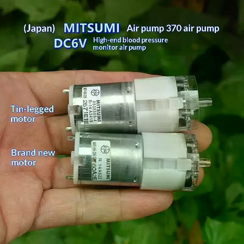 /TPz/Mute Mini 370 Motor Air Pump Large Flow Abundant Energy DC 3.7V 5V 6V Sphygmomanometer Booster Pump 1Pcs