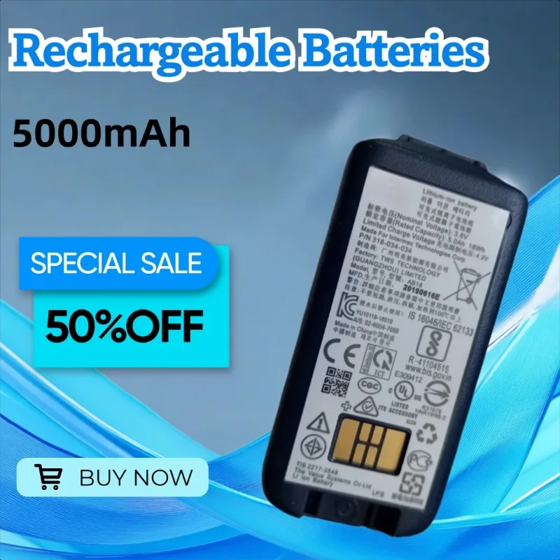 

For Intermec CK3 Original Thickened Battery AB18 318-034-02 for EDA60K CK65