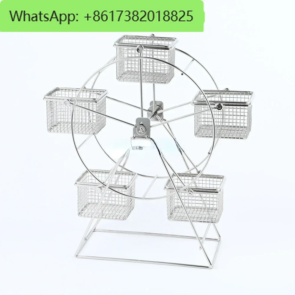 

Cupcake Display Stand Ferris Wheel Metal Cupcake Holder Rotating Dessert Carrier Display For Birthday Wedding Party