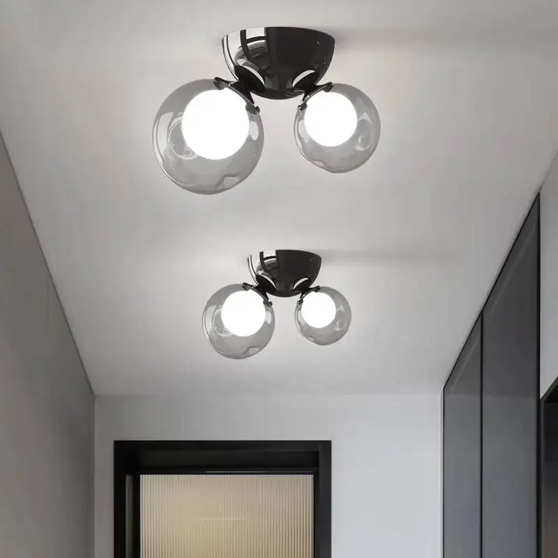 

Хрустальные потолочные светильники полного спектра для спальни, современный простой светильник для комнаты, светодиодный креативный светильник для учебы, лампа для главной спальни