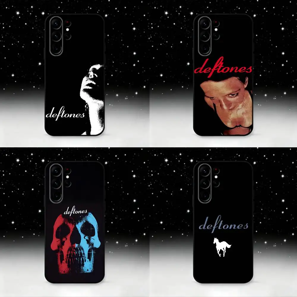 

Band D-Deftones ES Phone Case For Samsung S25,S24 Ultra,S20,S30 plus,S22 plus,S23,S30 Ultra 5G Silicone Black Shell
