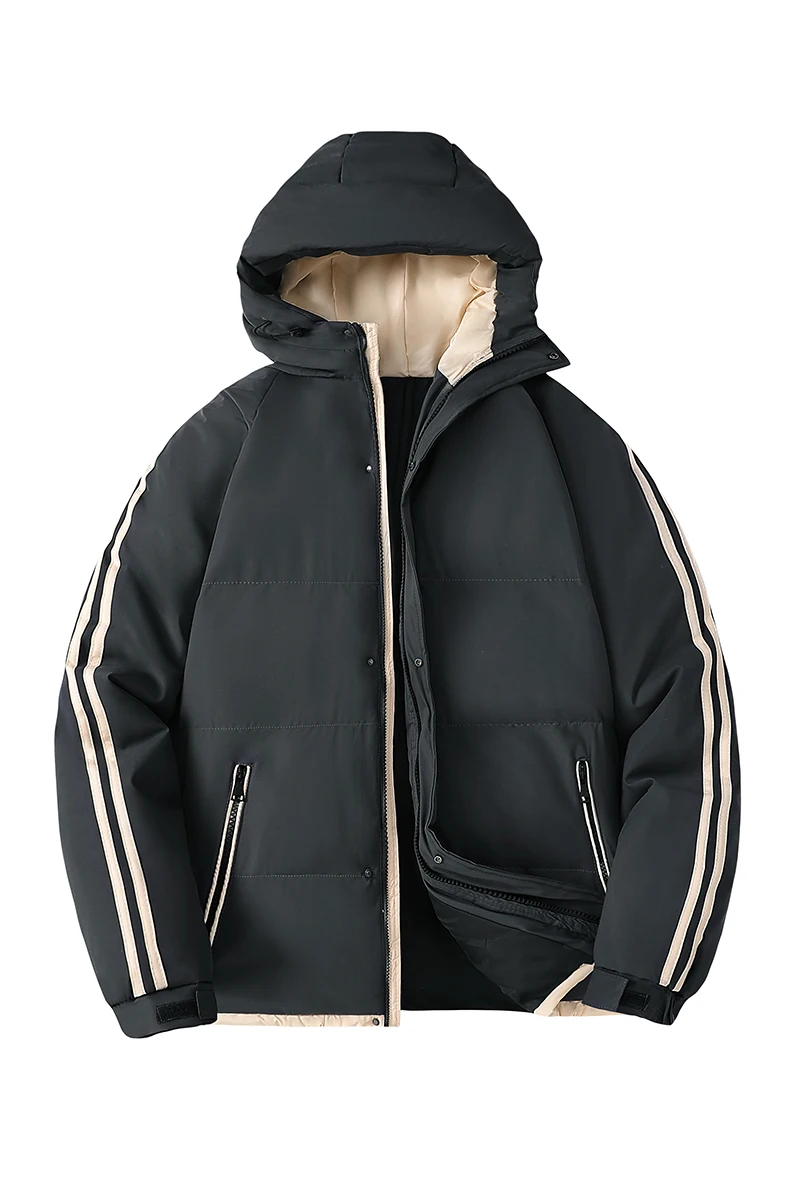 

Бесплатная доставка, парка унисекс, зимняя куртка для мужчин и женщин, тяжелая теплая ветрозащитная непромокаемая куртка со съемным внутренним капюшоном