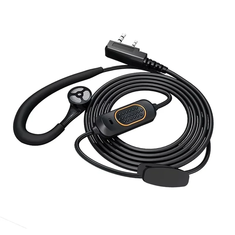 -A89Z 2 دبوس مادة السيليكون سماعة لاسلكية سلكية اتجاهين هام راديو سماعة أذن ل Baofeng BF-888S UV5R