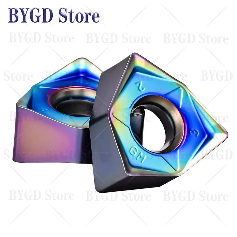 WNMU0806 Double-sided hexagonal numerical control insert MFWN900 heavy cutting face milling cutter head FMB handle
