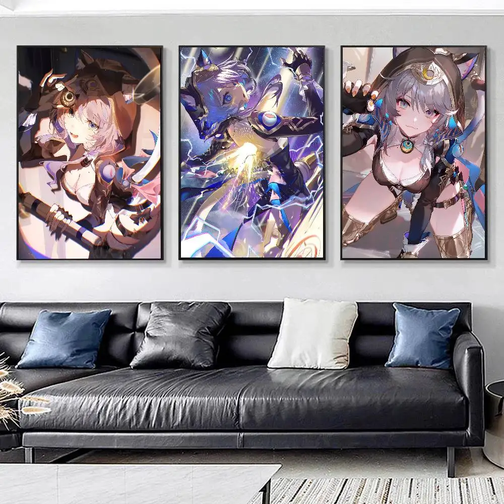 Anime Game Honkai Star Rail Cipher Posters HD Print Vintage Wall Art Decor for Home Study Room