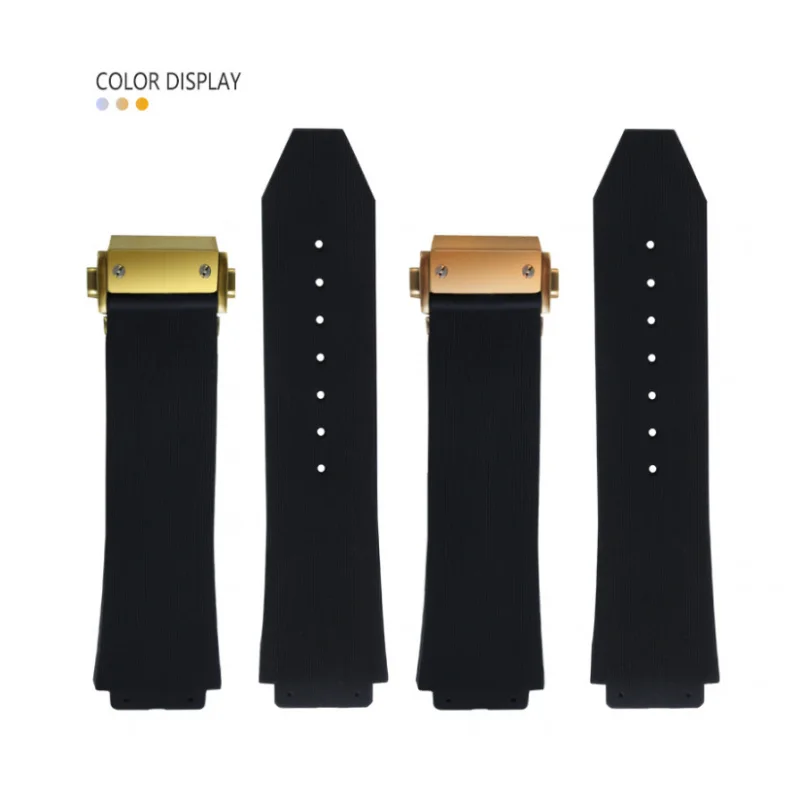 Watch band for Hublot Big Bang silicone 26*19mm waterproof men watch strap chain watch accessories rubber watch bracelet chain