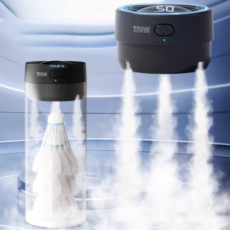 

Мини-пароварка для бадминтона, легкий профессиональный увлажнитель для бадминтона, шарики с цифровым дисплеем, увлажнитель воздуха, портативные аксессуары для мячей