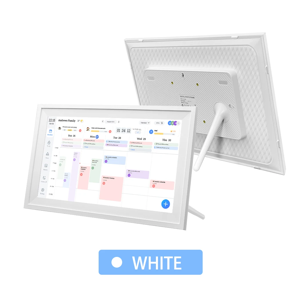 15,6-inch intelligente digitale kalender koortafel 1920 * 1080 interactief touchscreen thuisschema WIFI maaltijdplanner