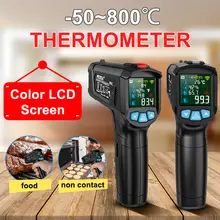 Infrared Laser Thermometer with LCD and Alarm #2