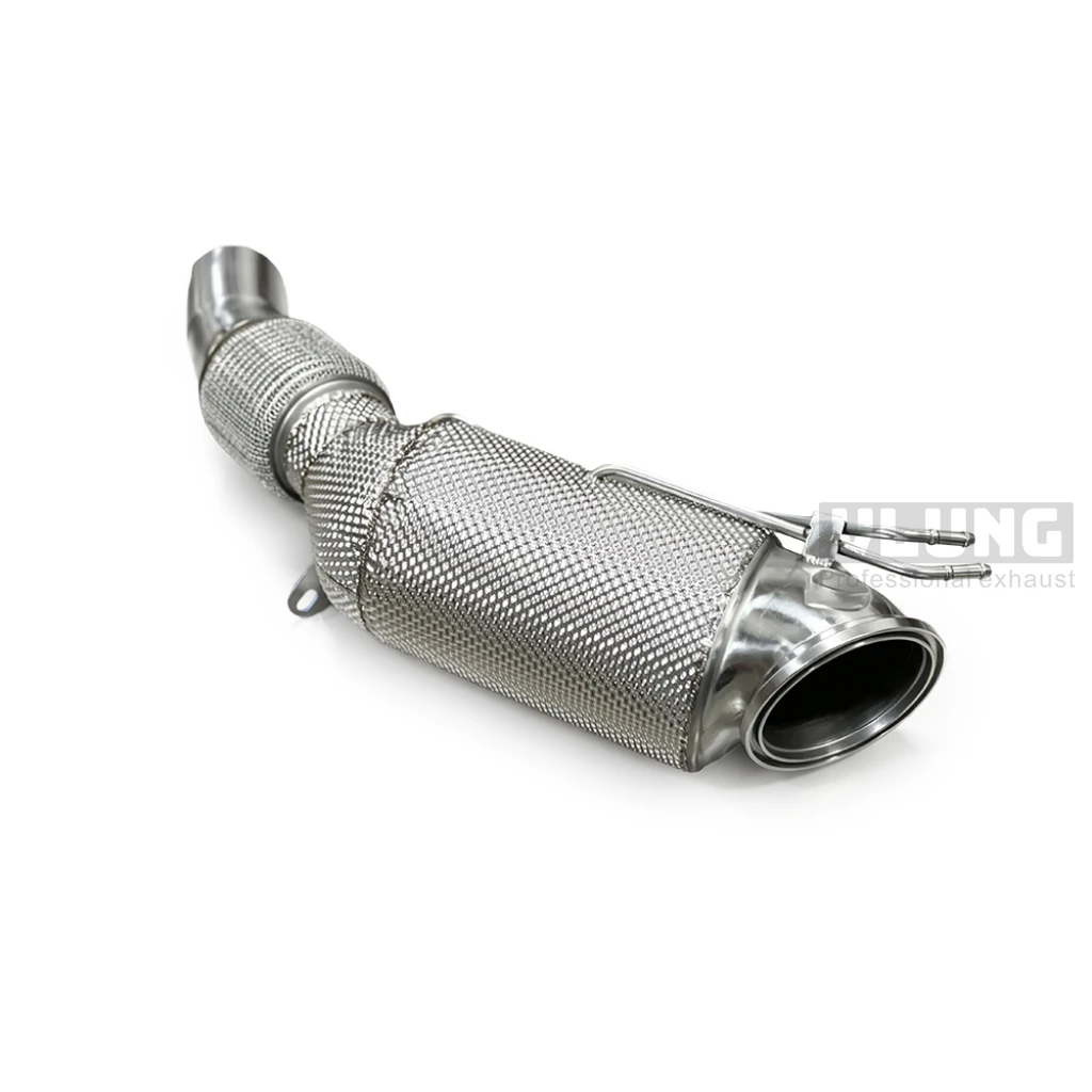 High Performance Racing Exhaust Downpipe Header Thermal Insulated Stainless Steel For BMW X5 xDrive50e 530i G60 2.0T 2024+