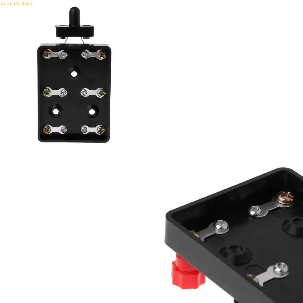 W3JE Dpdt Toggle Experiment Test Knife Switch Double Pole DoubleThrow Dpdt Toggle