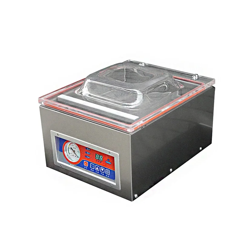 Digital Display Fully Automatic Vacuum Sealing Bag Food Sealing Machine Food Industry Packaging DZ-260C Vacuum 220V/110V