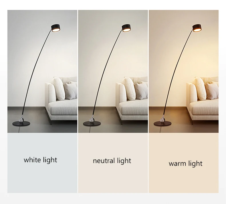 Lámpara de pie de pesca de diseñador, lámpara de pie nórdica Sampei para Villa, salón, dormitorio, esquina, Hotel, luz de mesita de noche LED minimalista