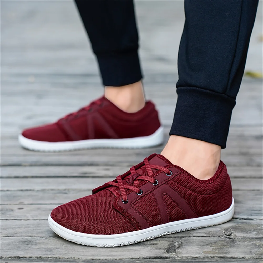 Wide Walking Shoes Men's Barefoot Sneakers Women Breathable Lightweight Anti- slip Casual Shoes Outdoor Unisex Footwear Sneakers