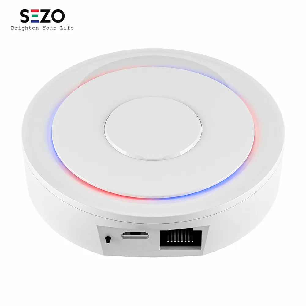 

ZigBee 3.0 Gateway Hub HomeKit APP Remote Control Smart Home Bridge ZigBee Works with Apple Home Google Assistant Alexa DC5V