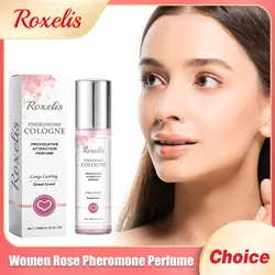 Women Rose Pheromone Perfume Floral Scent Long Lasting Fragrance Date Flirting Attract Men Sexy Temptation Body Perfumes Roller