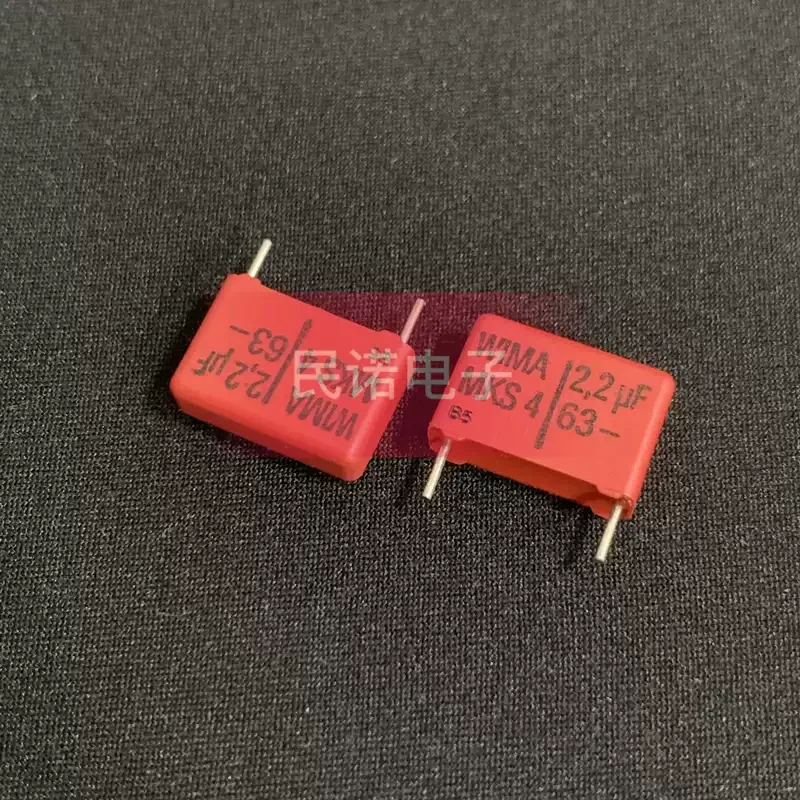 10-100pcs brand new German Weima capacitor WIMA MKS4 63V 225 63V 2.2UF pin spacing 15mm