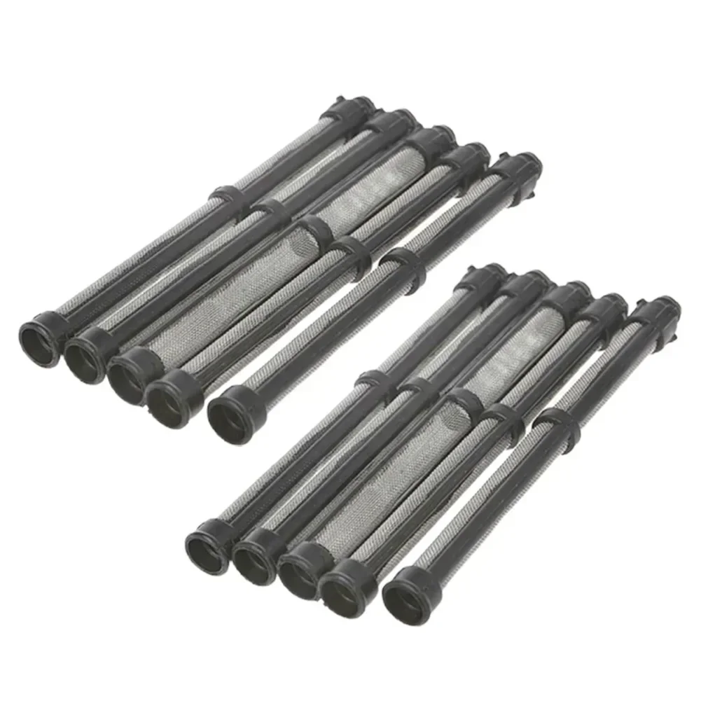 10pcs Black Airless Spray Pump Filter Grid 60 Mesh Replacement Mesh Filter For 390 /395/ 490/ 495 Airless Spraying Machine