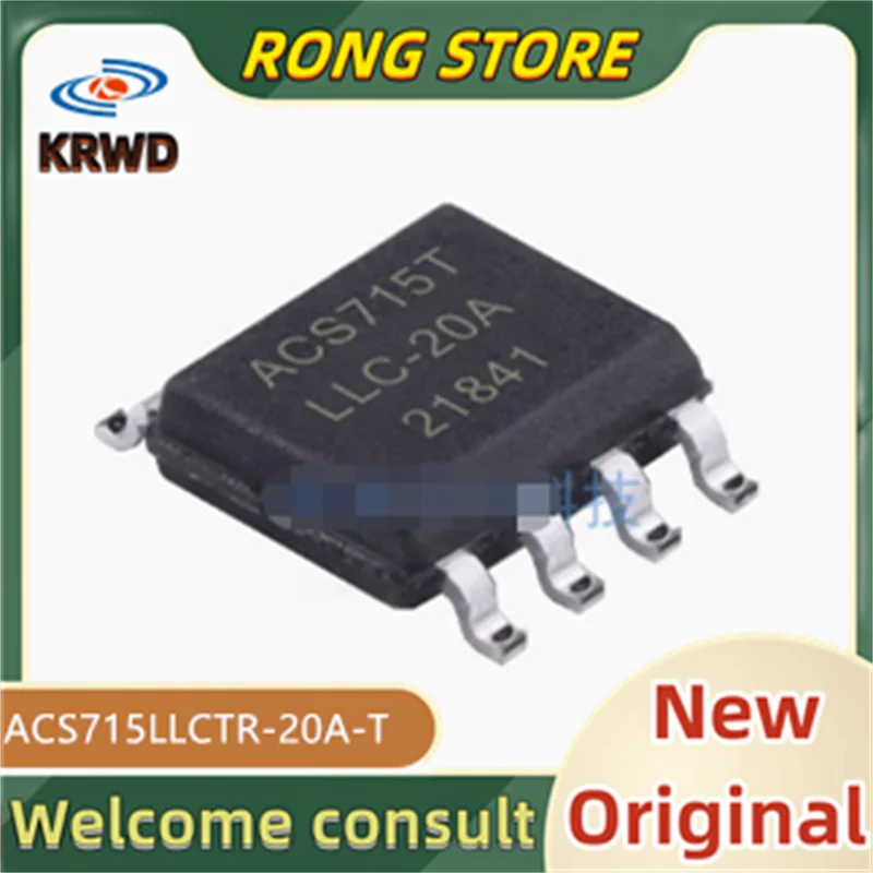 

2 шт. ACS715TLLC-20A новый и оригинальный микросхема SOIC8 ACS715LLCTR-20A-T ACS715LLCTR-20A ACS715LLCTR-20