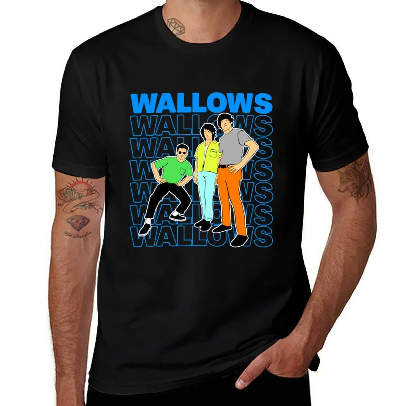 Wallows Vintage Baseball ? Sleeve T-Shirt cute clothes Funny t-shirts summer top custom shirt heavyweight t shirts for men