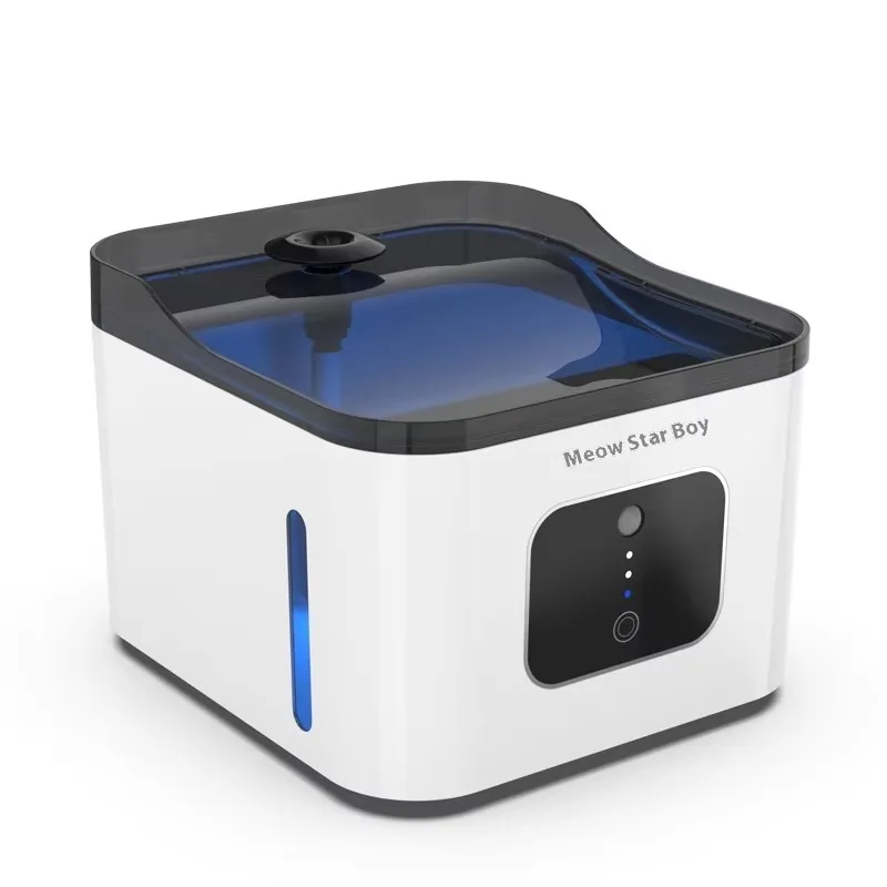 Smart 3.5L Pet Water Dispenser Environmental Protection Automatic Sensor Model Feeder Solid Plastic Steel Base Bowl Charging