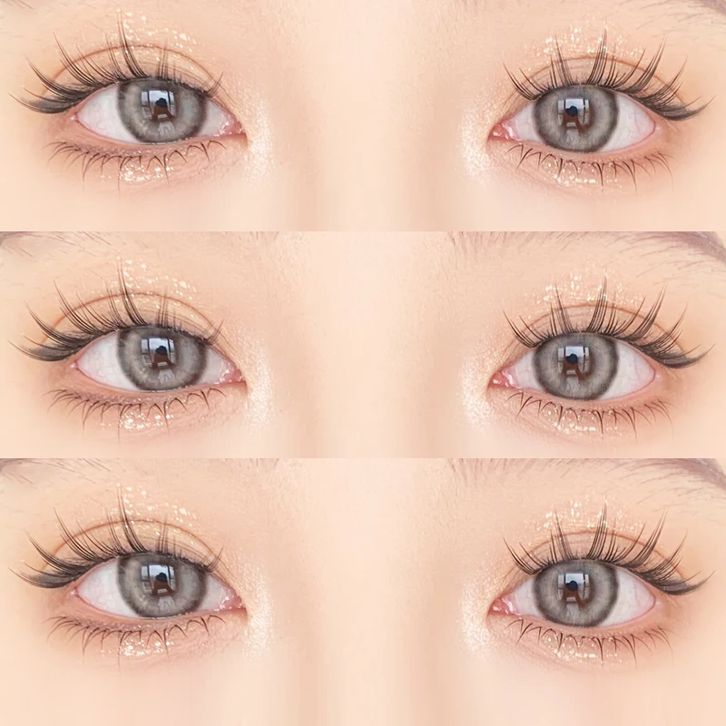 5 Pairs Manga Down False Eyelashes Wispy Soft Cluster Lashes Natural Thick Lower Eyelashes with Clear Band Korean Style Anime