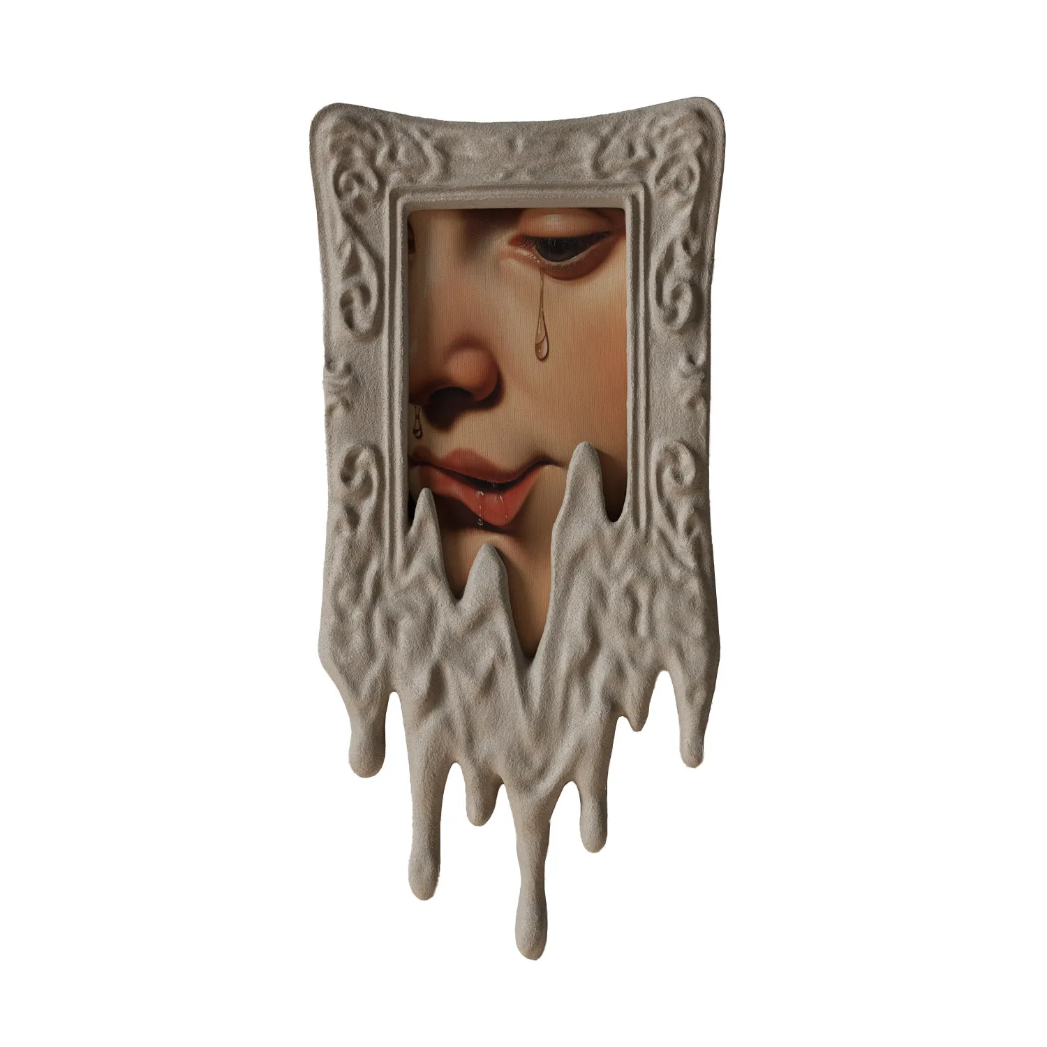French retro art pendant, entrance special-shaped handmade wall decoration