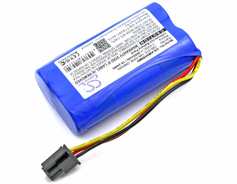 Battery for Medtronic,Aspect Medical System Nellcor Covidien BIS VISTA Monitor 185-0152,186-0208 (2600mAh) 7.4V
