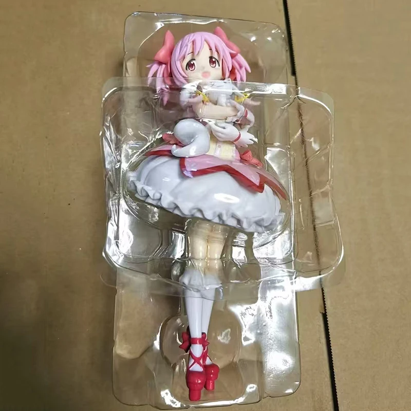 Anime Puella Magi Madoka Magica Action Figures Kaname Madoka Figurine 22cm PVC Collection Model Toys Birthday for Children Gifts