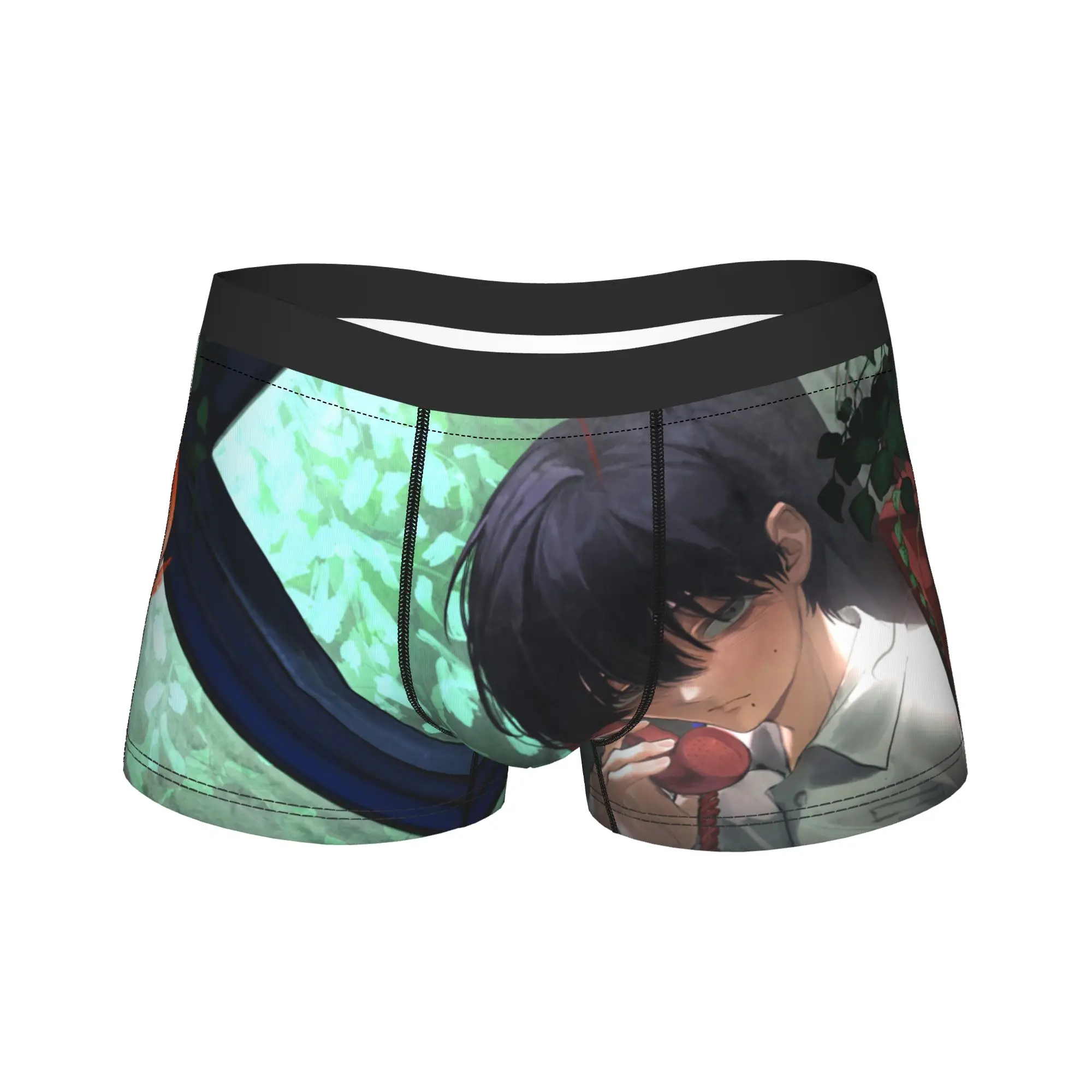 

Мужское летнее длинное нижнее белье Hikaru Died в стиле аниме, трусы-боксеры с юмором, шорты, мужские мягкие трусы M-XXL