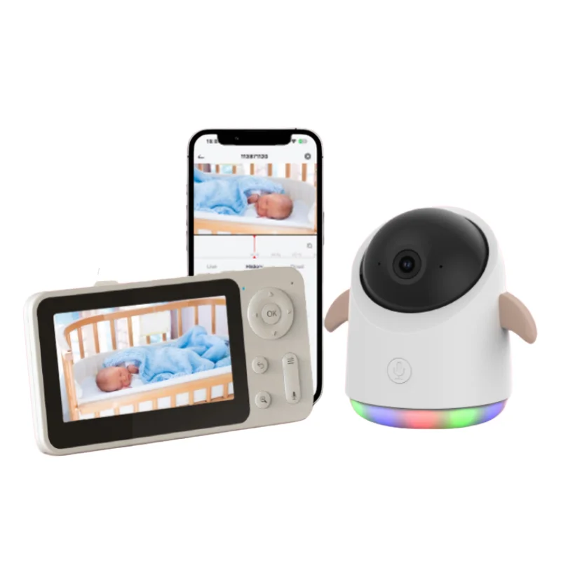 Two-Way Intercom Baby video with Cry Monitoring and Feeding Reminder Surveillance Camera