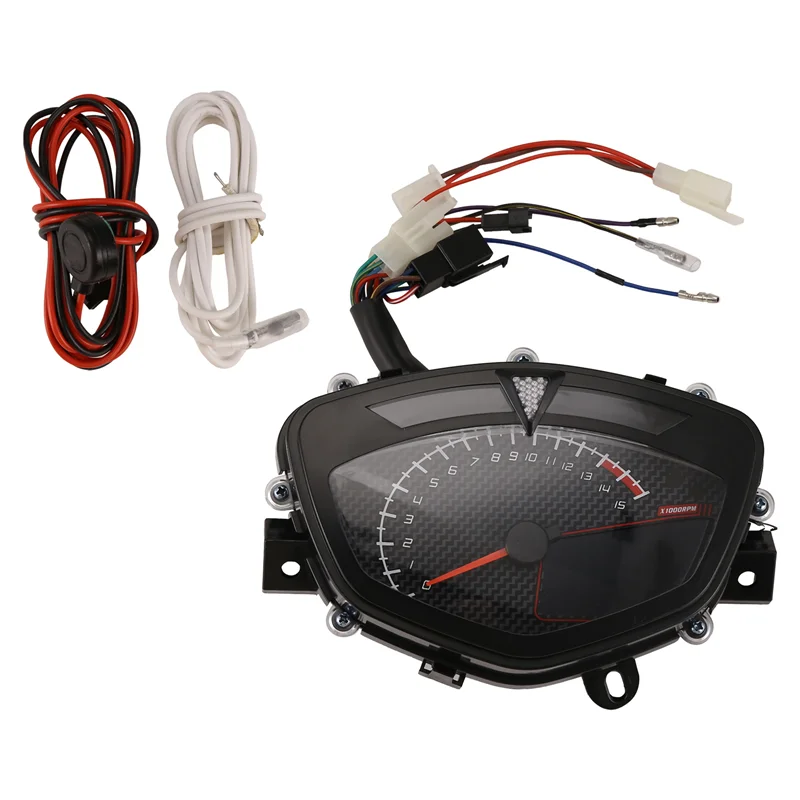 

Уникальный мотоциклетный измерительный прибор, 7-цветный ЖК-спидометр, температура воды, обороты, одометр для LC135 C8