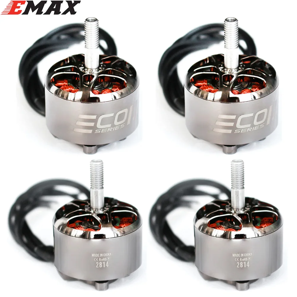 4pcs EMAX ECO II Series 2814 730KV 830KV Brushless Motor 3-6S for RC FPV Racing RC Drone