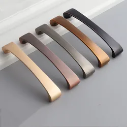 Zinc Alloy Antique Solid Bedroom Wardrobe Furniture Handle Kitchen Wine Cabinet Door Handle Black Red Bronze Home Decoration