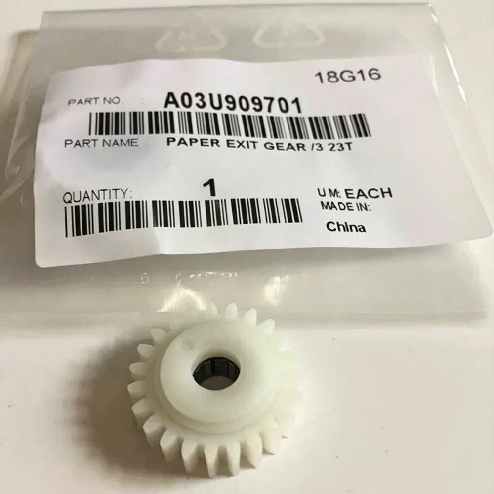 A03U909701 Original Paper Exit Gear 3/ 23T for Konica Minolta Bizhub Press C6000 C7000 Pro C5500 C5501 C6500 C6501