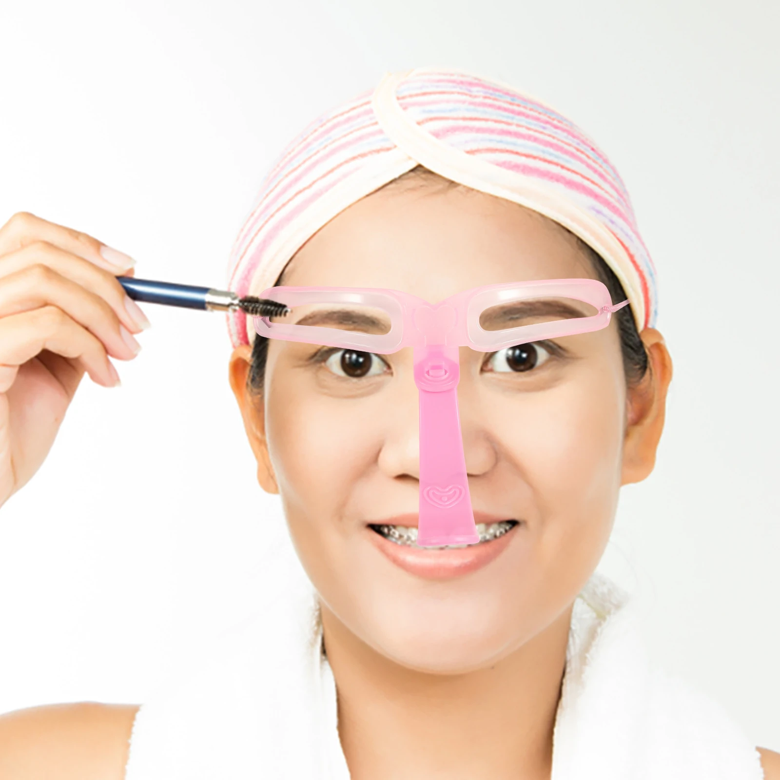 3Sets Huishoudelijke Wenkbrauwstencils Draagbare Plastic Gereedschappen Slijtvaste Herbruikbare Wenkbrauwaccessoires Professioneel Handig