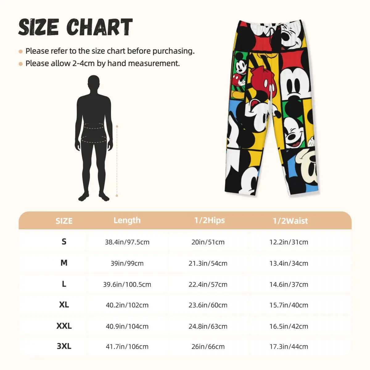 Personalizado impresso minnie mickey mouse animação dos desenhos animados calças de pijama feminino dormir bottoms com bolsos
