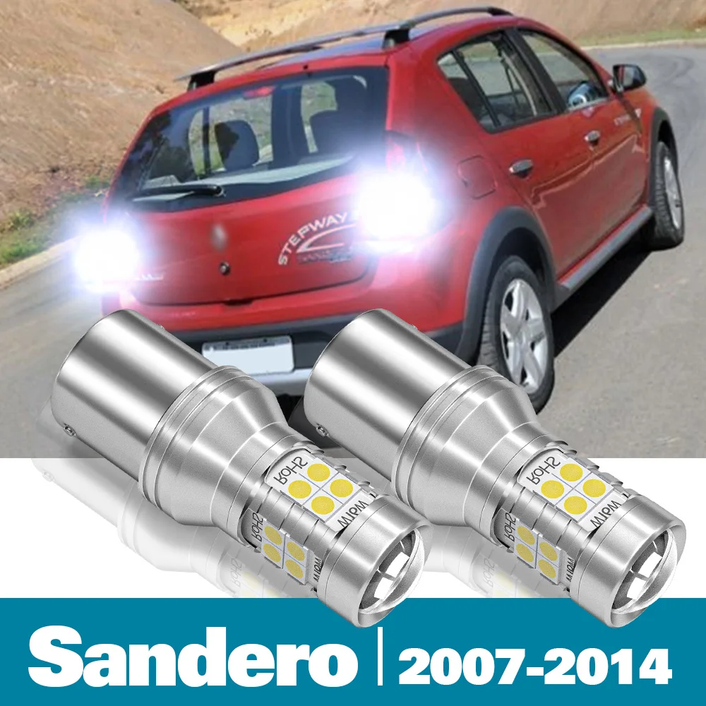 

2pcs LED Reverse Light For Renault Sandero 1 2 Accessories 2007-2014 2008 2009 2010 2011 2012 2013 Backup Back up Lamp