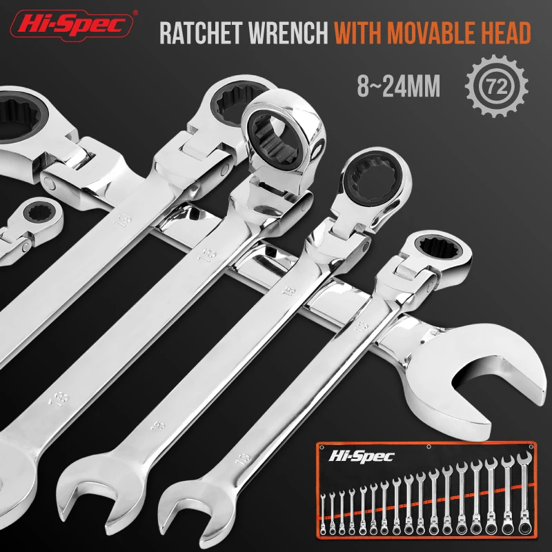 Adjustable Torque Ratchet Spanner Set 8-19Mm Universal Torx Keys For Bicycle And Motorcycle Repairs Mechanical Tool Kit