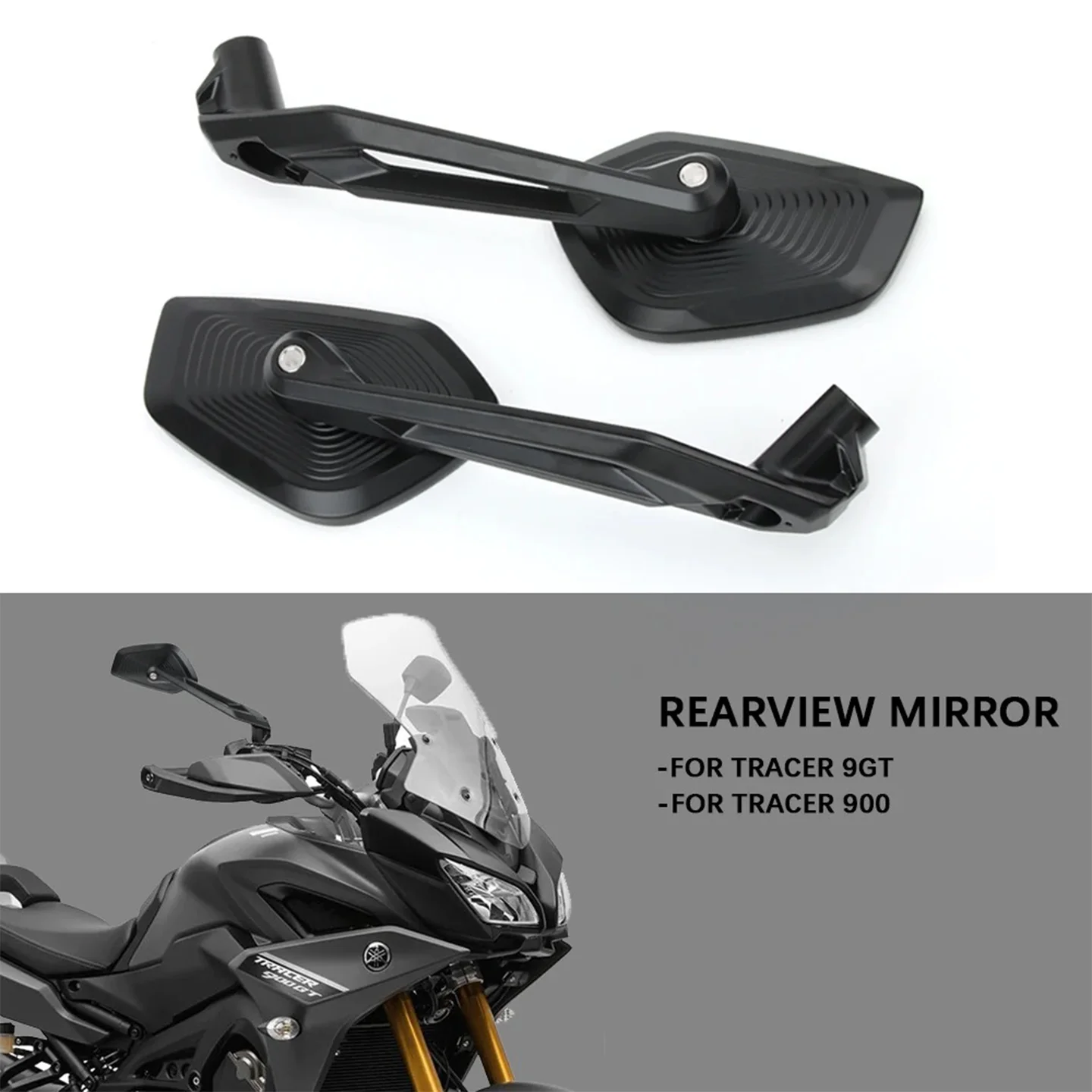 

NEW CNC aluminium Motorcycle Rearview Mirrors For YAMAHA TRACER 9GT / 900 TRACER 9GT / 900 2021 - 2024 Motorbike Side Mirrors