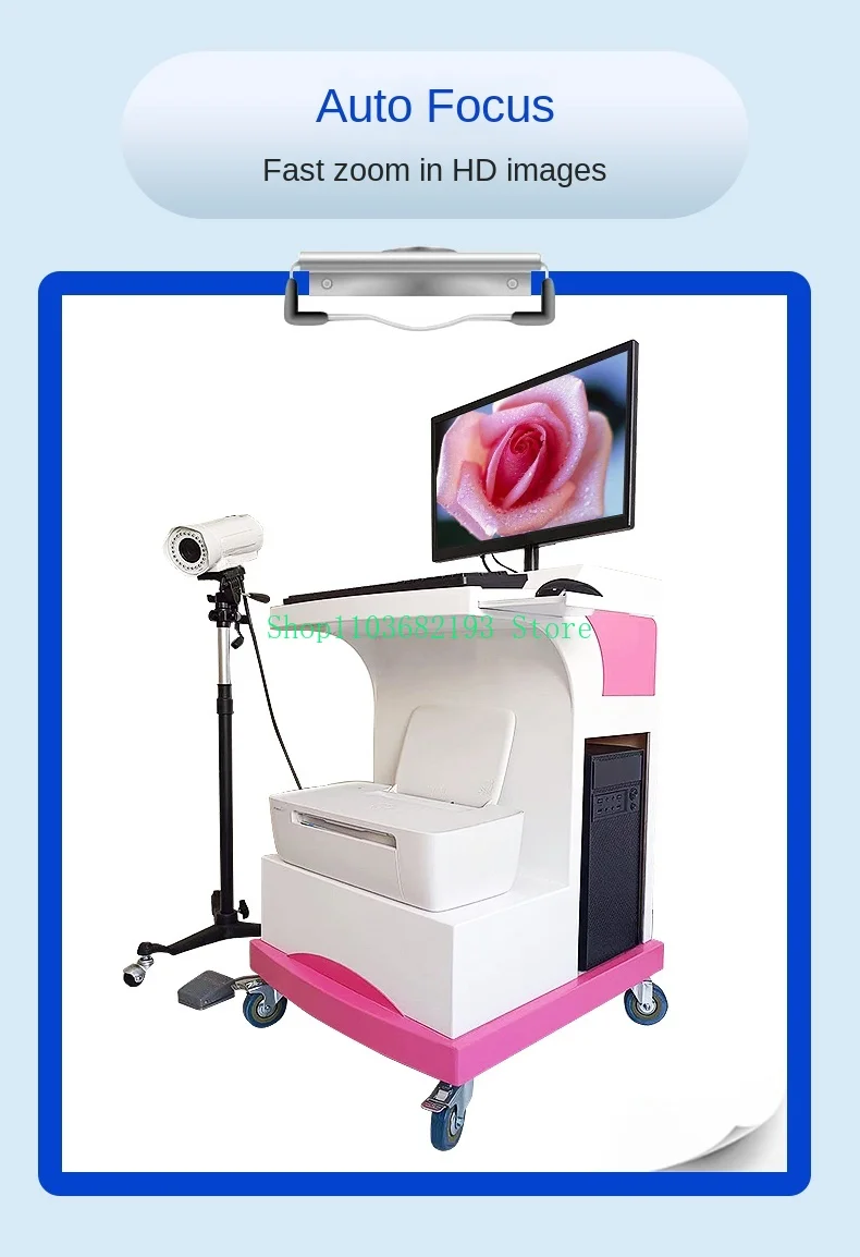 Electronic HD Pixel Cervical Endoscope Testing Instrument