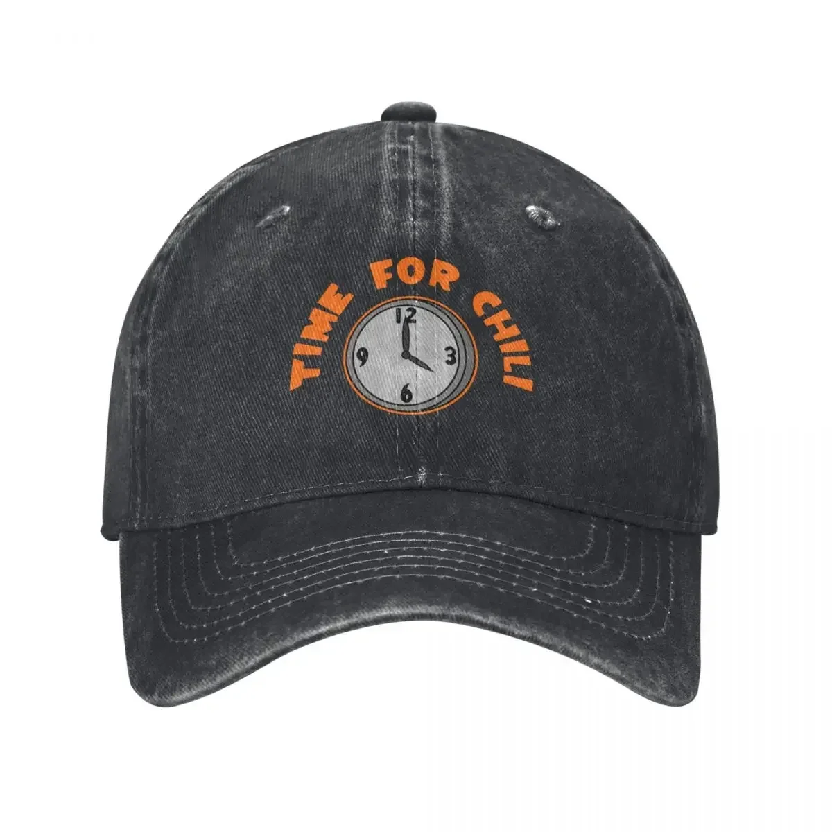 

Time for Chili (Orange) [Roufxis-Rb] Baseball Cap Hat Man For The Sun Rave Women Caps Men's