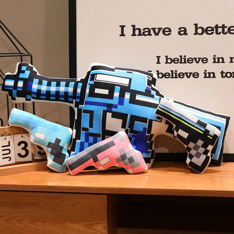 ตุ๊กตาปืนเคาน์เตอร์สไตรค์สุดสร้างสรรค์สำหรับเด็ก - ตุ๊กตาสัตว์นุ่มนิ่ม ของขวัญวันเกิดสำหรับแฟนหนุ่ม ของตกแต่งห้องน่ารัก