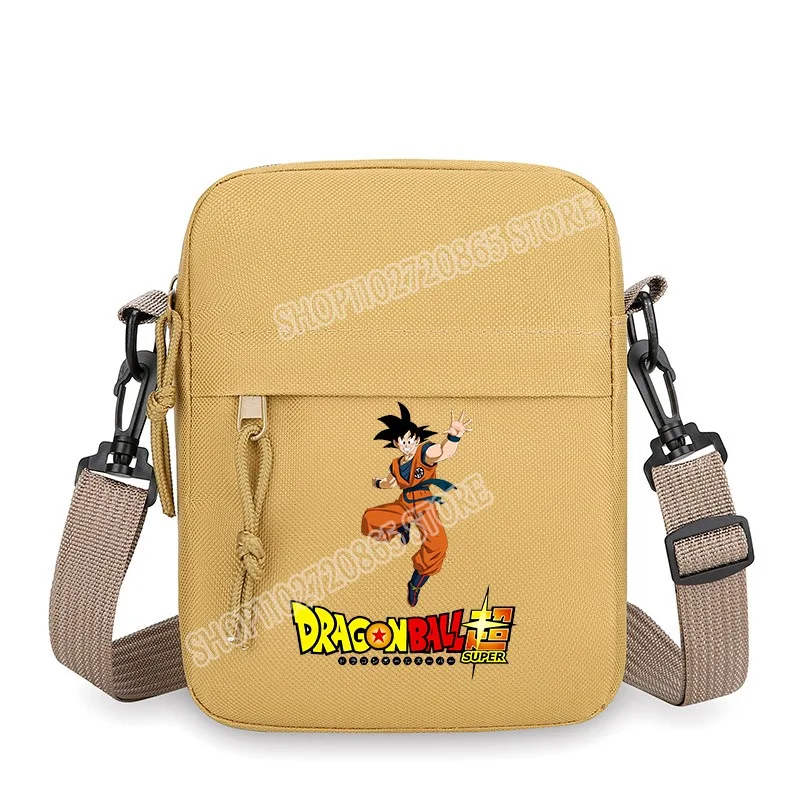 Dragon Ball Shoulder Bag Men Women Casual Sports Mobile Phone Bags Small Packet Cartoon Anime Character Goku Crossbody Bag Gift