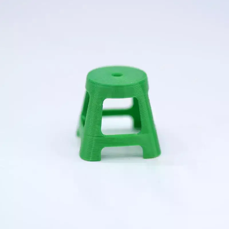 5Pcs Simulation Mini Plastic Stools Small Chairs Model 1/12 Dollhouse Furniture Set Dolls House Decor Pretend Play Toy For Kids
