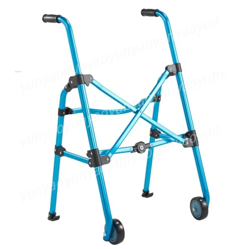 Modern Wheel Space-Saving Lightweight Folding Mobile Adult Patient Rehabilitation Walker