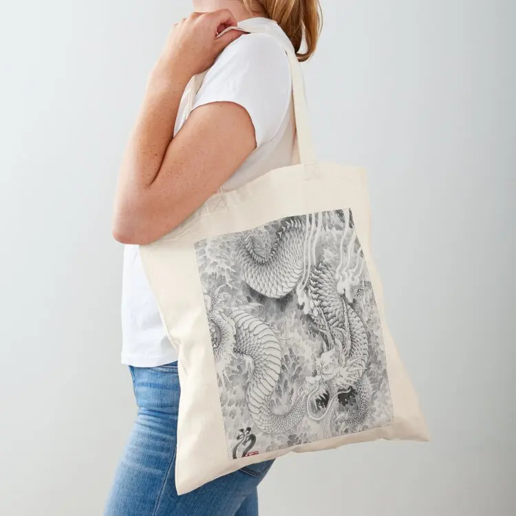 

Ink painting dragon 180411 JAPAN Tote Bag shopping bags foldable ecological bags Beach bag hand bags