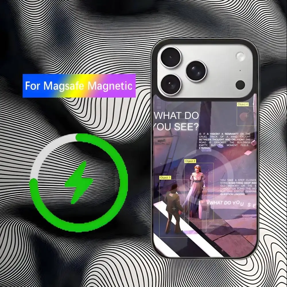 Чехол для телефона Game Disco Elysium для iPhone 17,16,15,14,13,12,11,Pro,Max,Plus,Mini,SE4,E с магнитной беспроводной зарядкой Magsafe