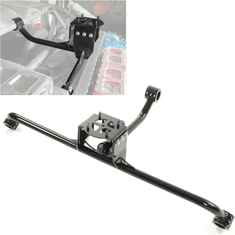 

Держатель багажника для крепления запасного колеса, совместимый с Can-Am Maverick X3 Turbo X3 Max R Ds 2017-2025 годы, стальной держатель для шин диагональю до 32 дюйма UT