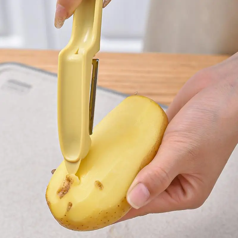 Veggie Peeler Food Peeler Flexible Potato Brush Potato Scrubber Brush Detachable Vegetable Cleaning Brush Robust Vegetable Scrub